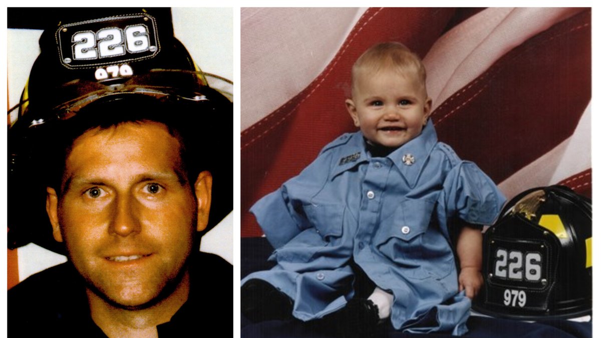 Alexa Smagala, 19, förlorade sin pappa Stan i terrorattacken den 11 september 2001.